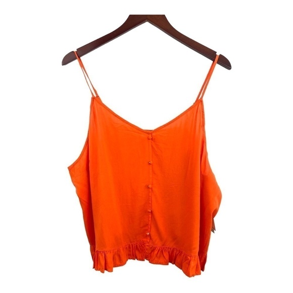 𝅺ABOUND Orange Crop Tank Top 2X NWT - Picture 1 of 5